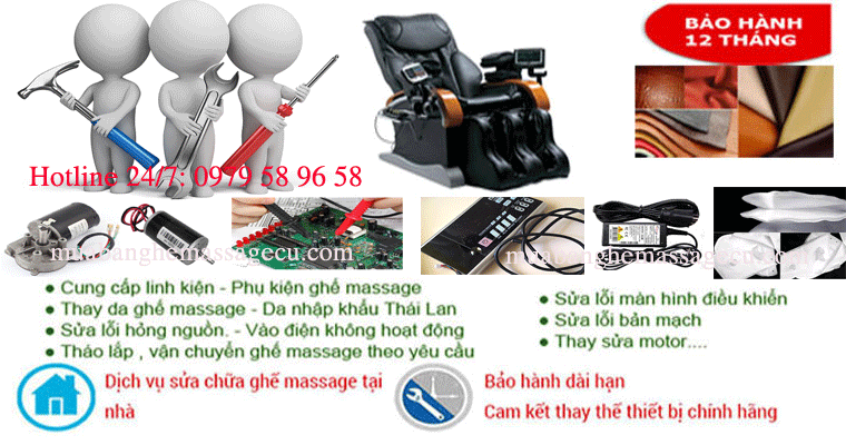 sửa chữa ghế massage